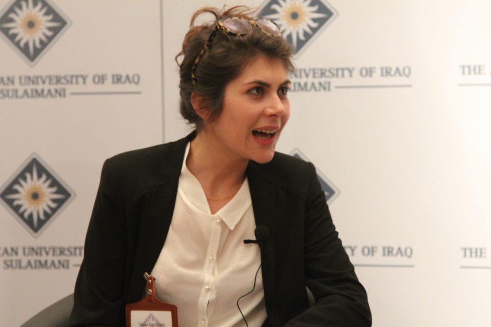 Iraq Leadership Fellows host Maria Fantappie